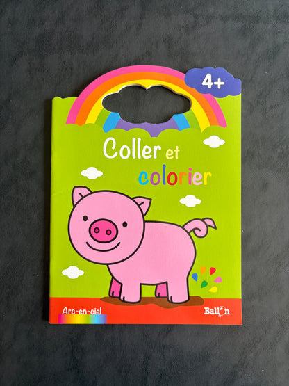 Livre - Coller et colorier - Dès 4 ans