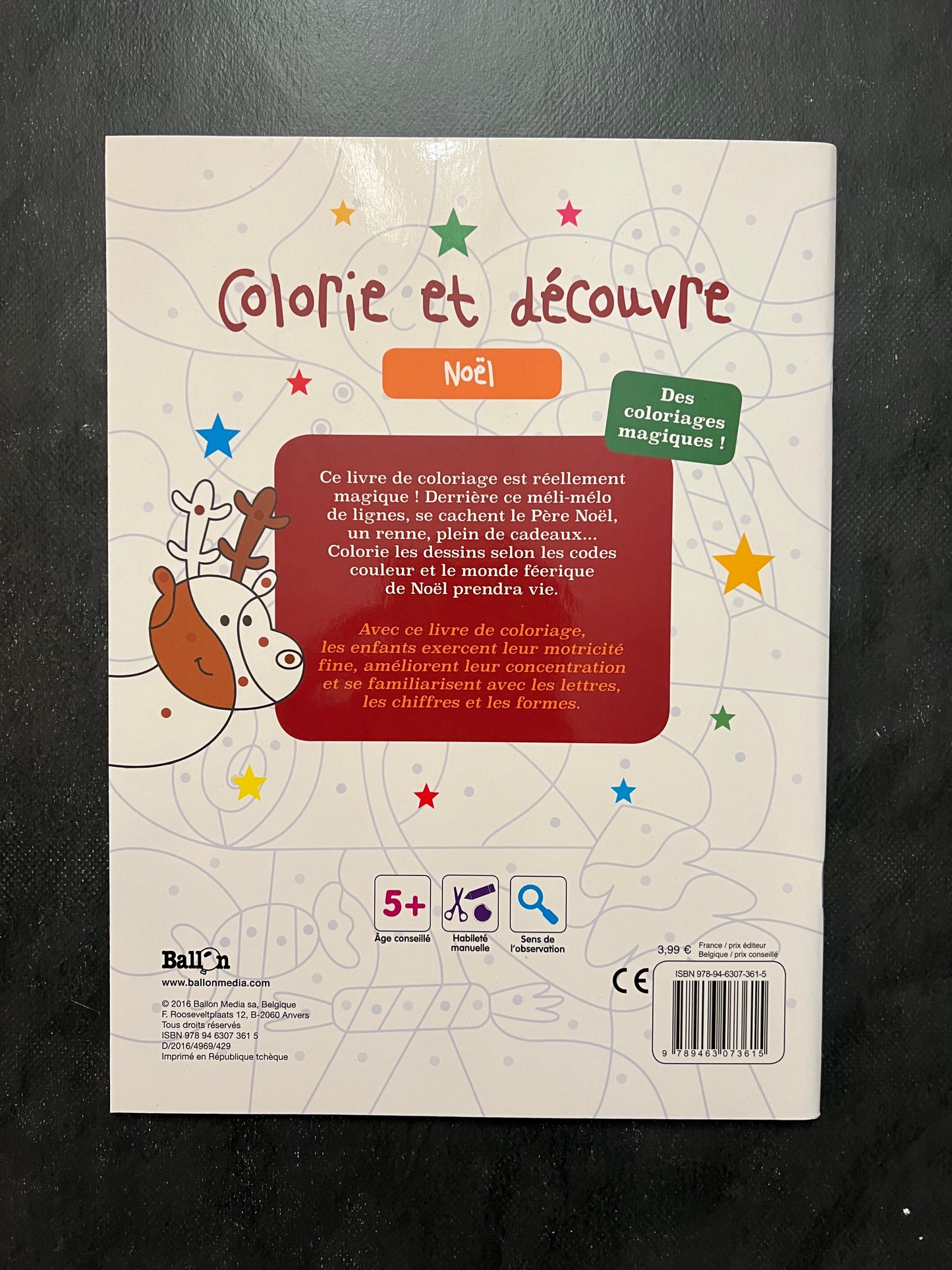 Colorie et découvre - Noël