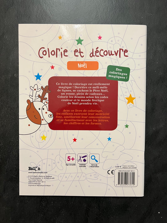 Colorie et découvre - Noël