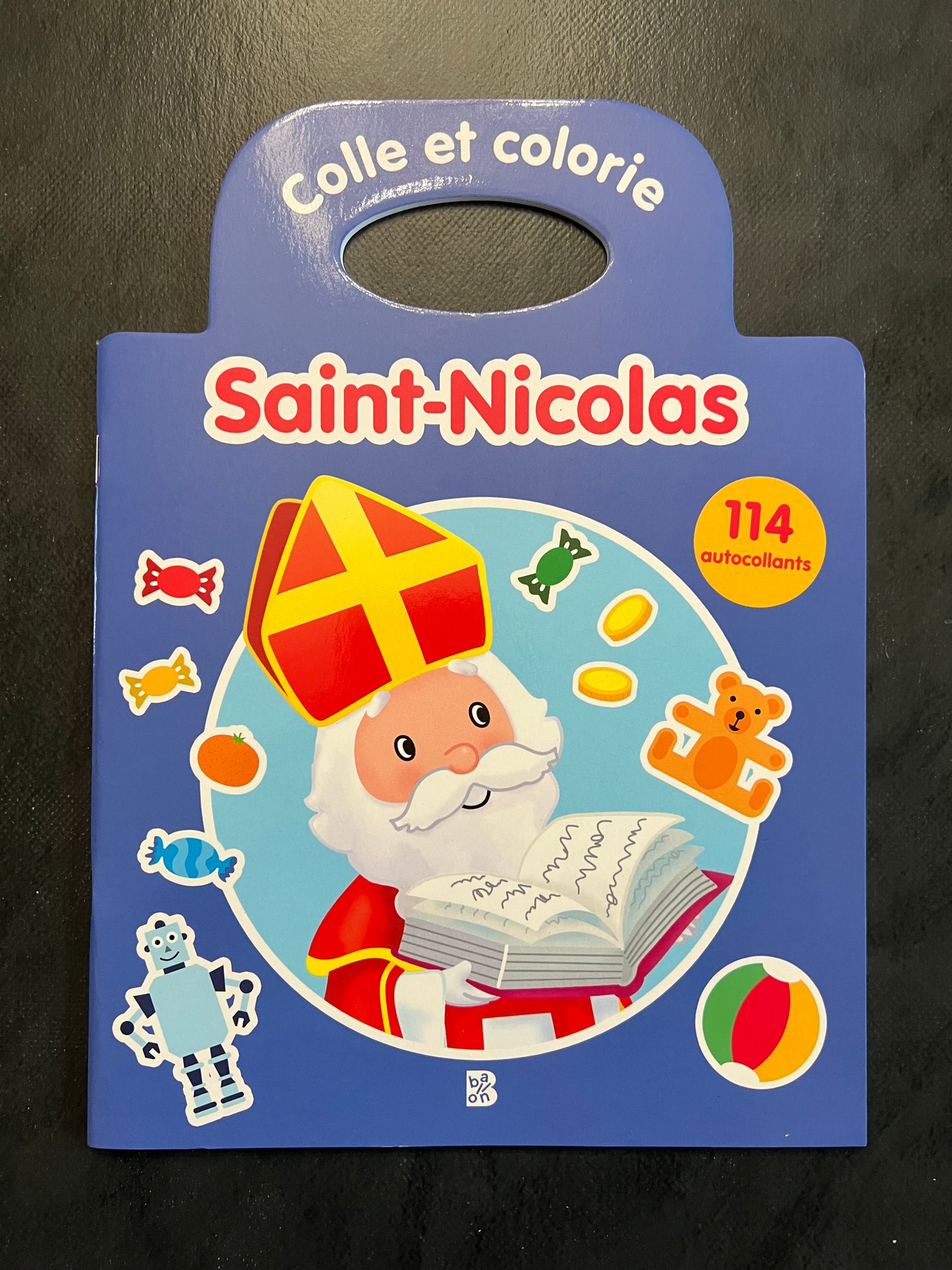 Colle et colorie - Saint-Nicolas