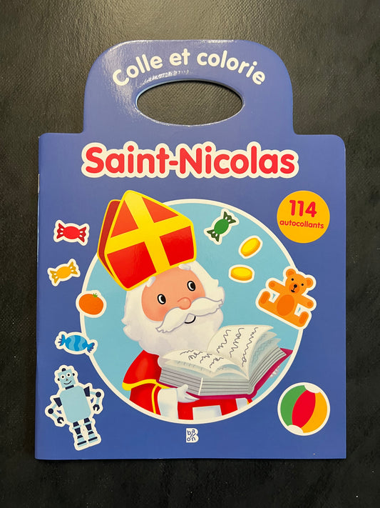 Colle et colorie - Saint-Nicolas