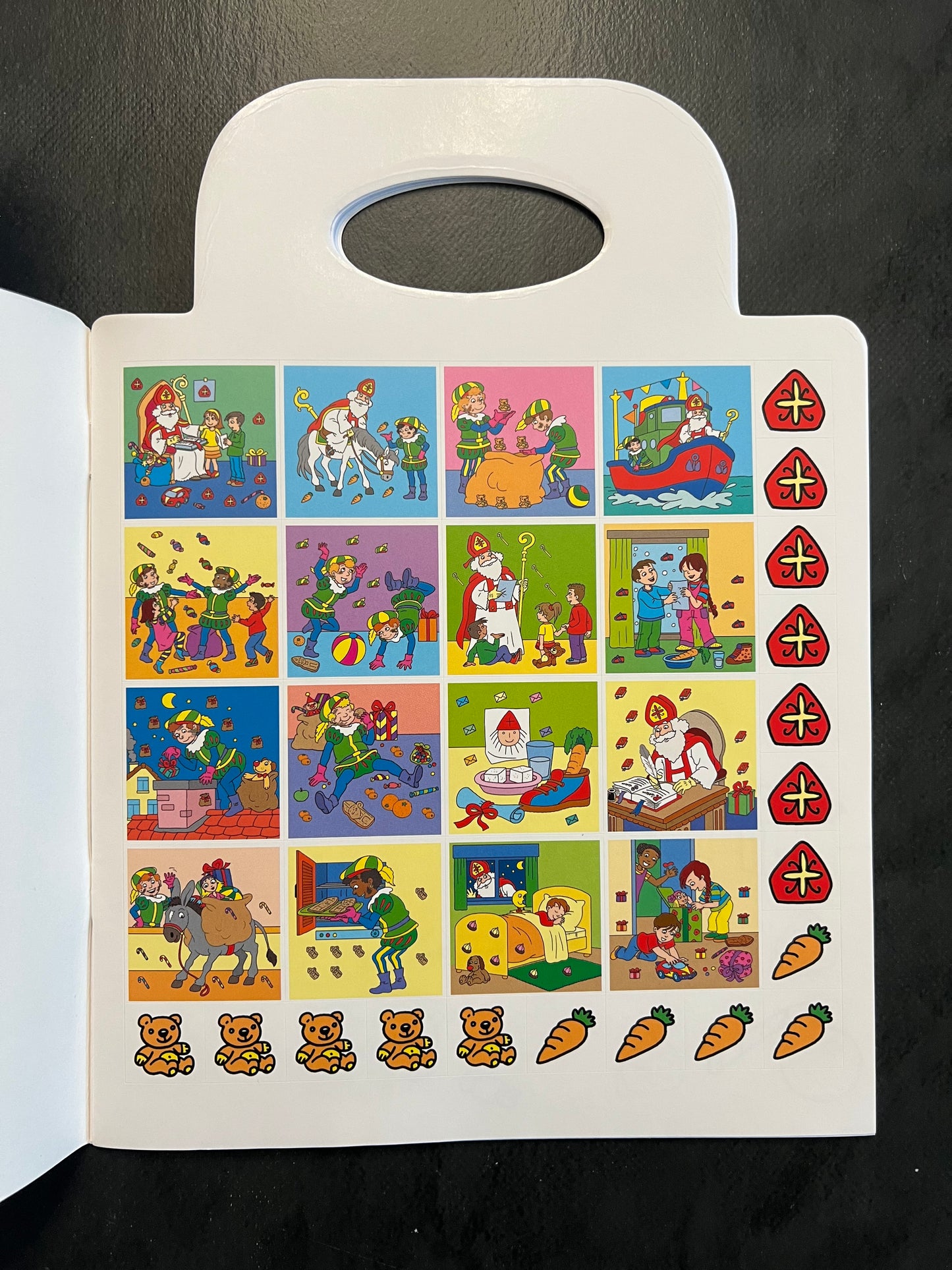 Colle et colorie - Saint-Nicolas