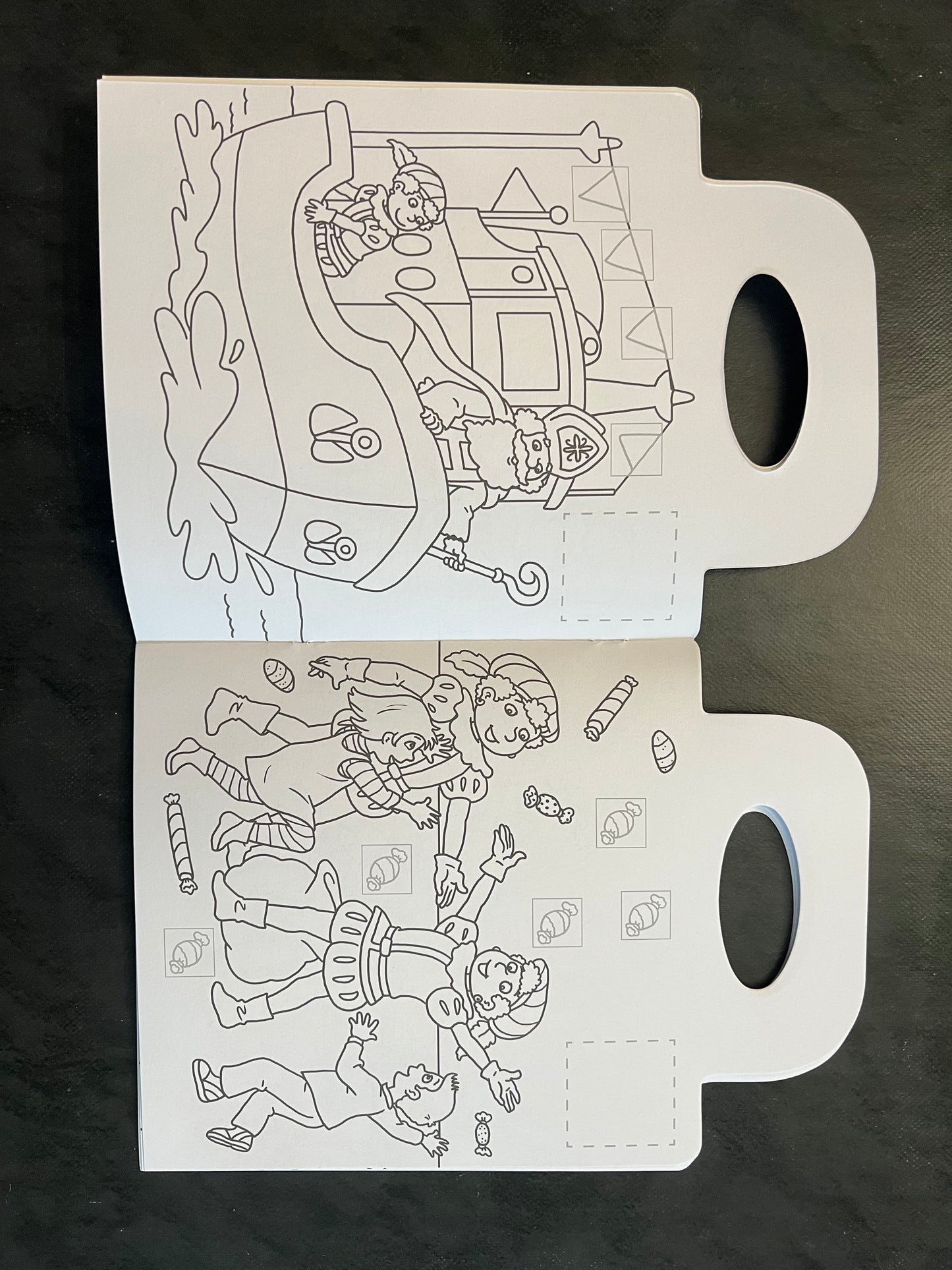 Colle et colorie - Saint-Nicolas