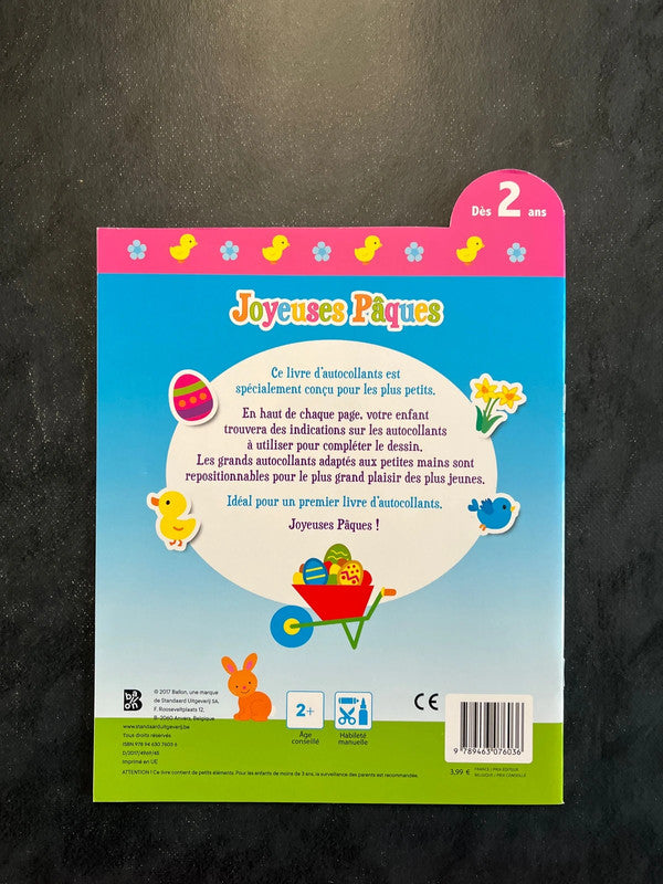 Mes tout premiers autocollants - Pâques