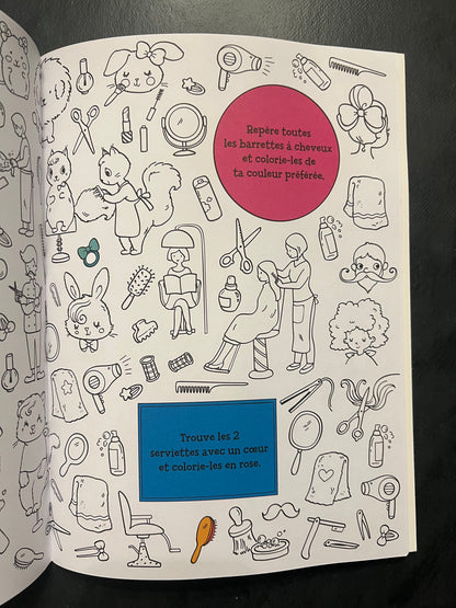 Cherche et colorie - les métiers