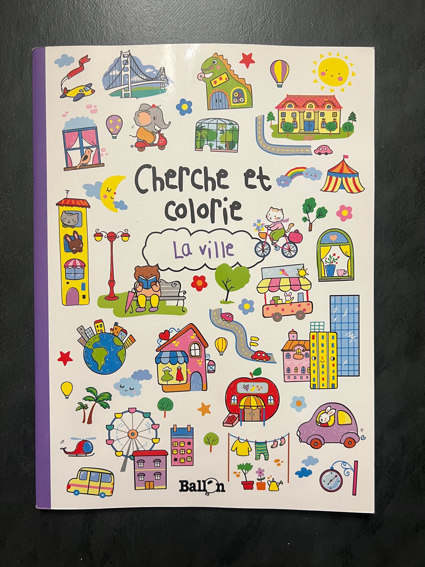 Cherche et colorie - la ville