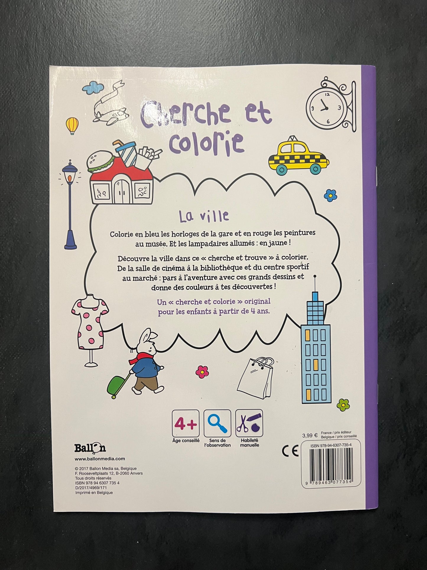 Cherche et colorie - la ville