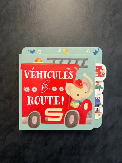 Livre sonore - véhicules en route !