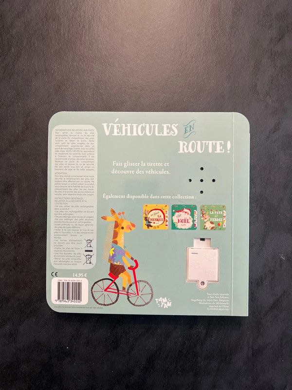 Livre sonore - véhicules en route !