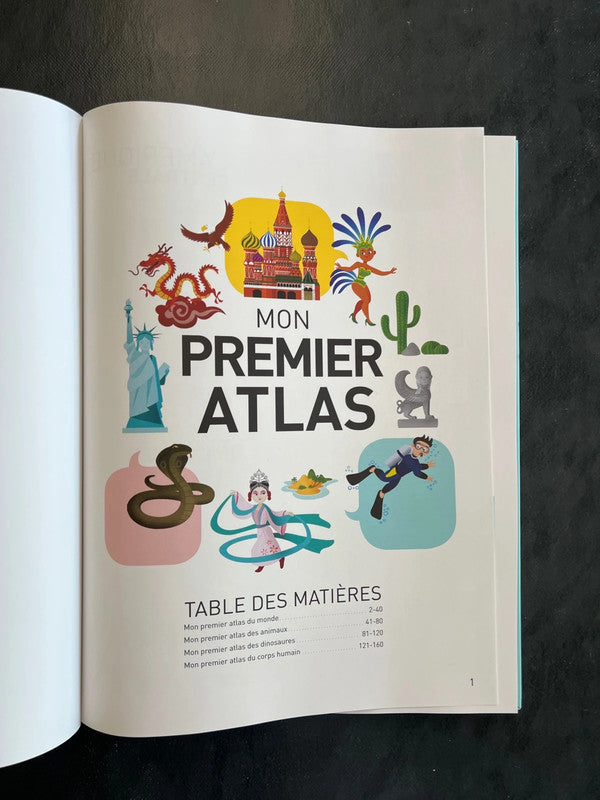 Mon premier atlas pour les jeunes experts