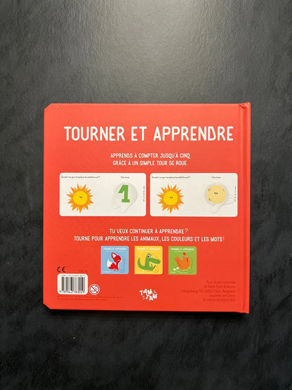 Livre tourner et apprendre - les nombres