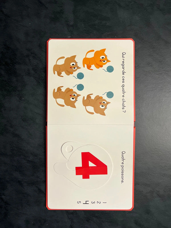 Livre tourner et apprendre - les nombres