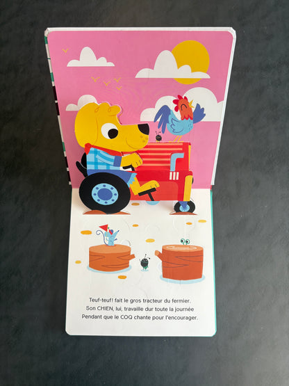 Livre en relief - le monde de Violette en relief