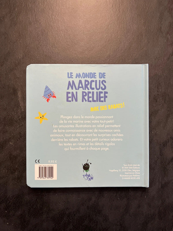 Livre en relief - le monde de Marcus en relief