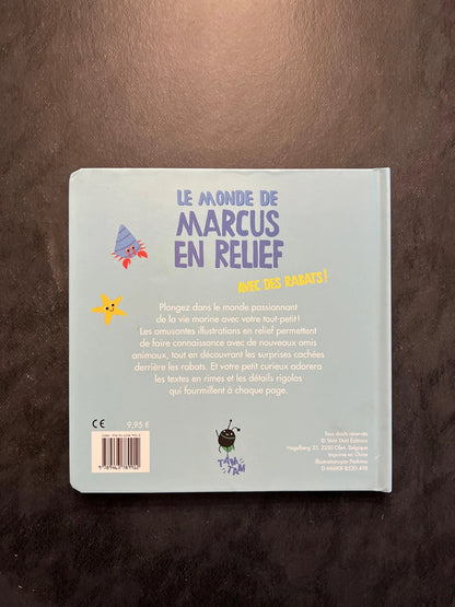 Livre en relief - le monde de Marcus en relief
