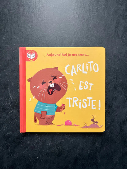 Livre tourne moi - Carlito est heureux/triste