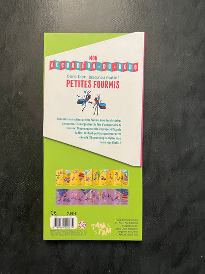 Mon accordéon du dodo - Dors bien, jusqu'au matin ! Petite fourmis