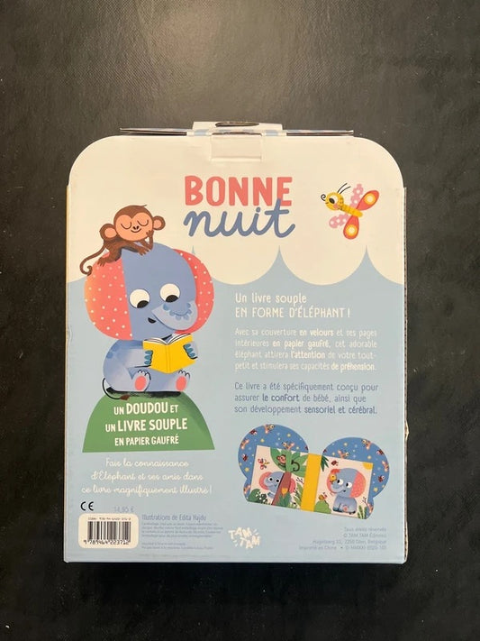 Mon éléphant tout doux - bonne nuit !