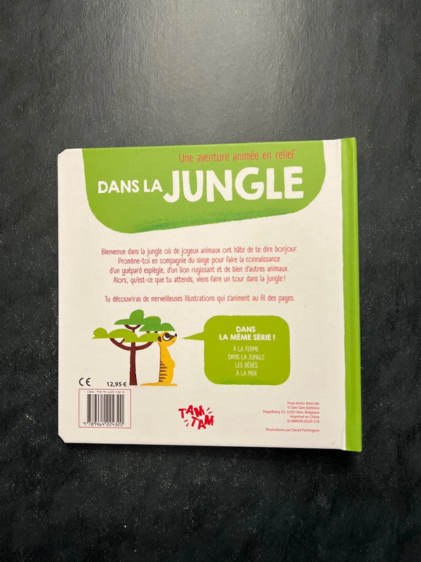 Livre animé - dans la jungle
