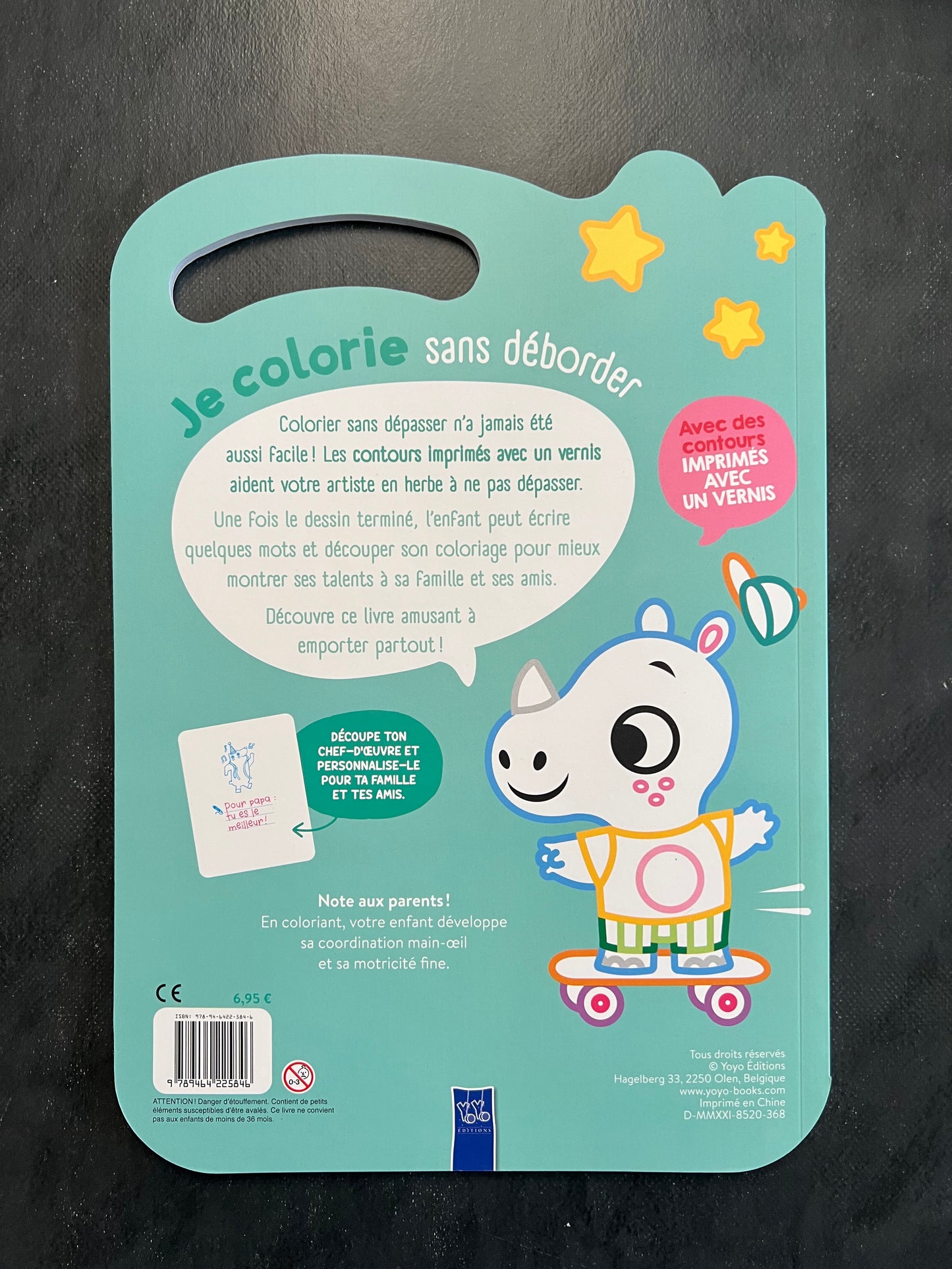 Je colorie sans déborder - chouette