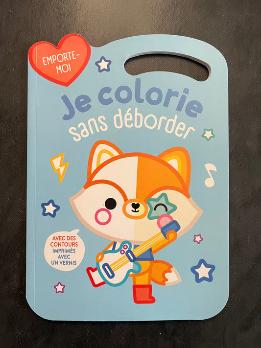 Je colorie sans déborder - renard