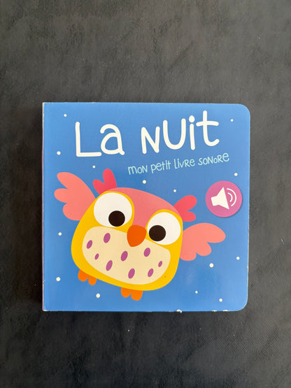 Livre sonore - la nuit