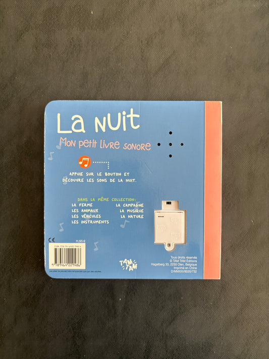 Livre sonore - la nuit