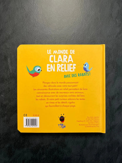 Livre en relief - le monde de Clara en relief