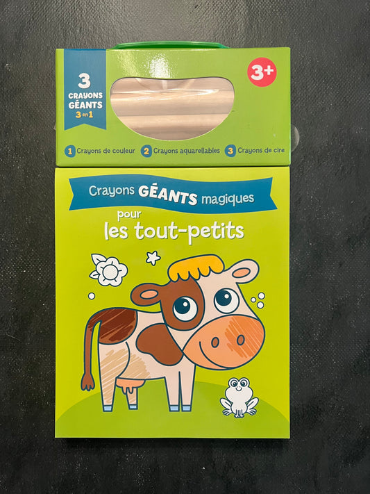 Crayons géants magiques pour les tout-petits