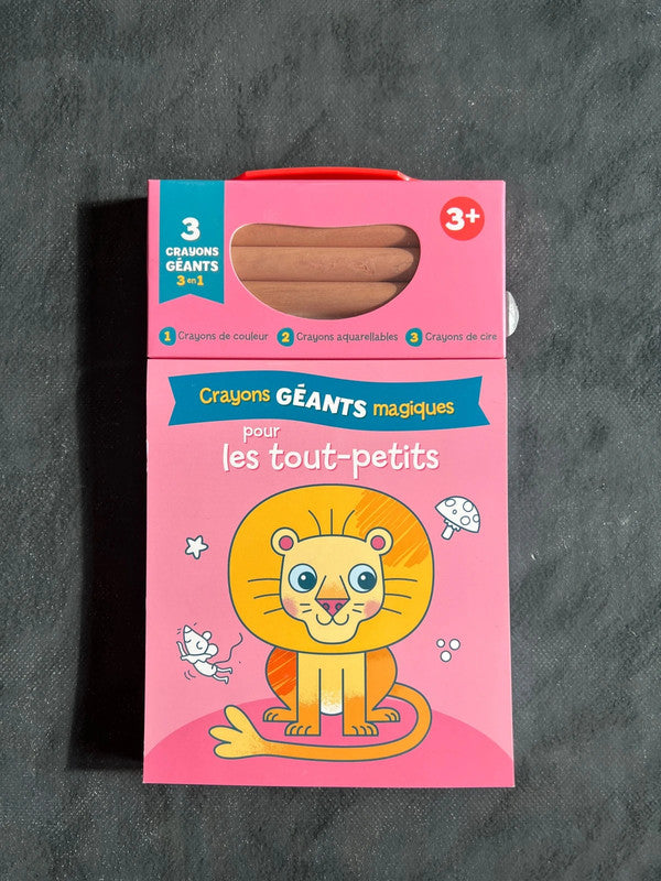 Crayons géants magiques pour les tout-petits