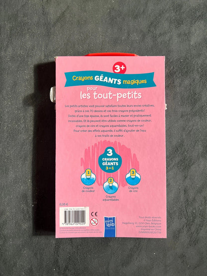 Crayons géants magiques pour les tout-petits