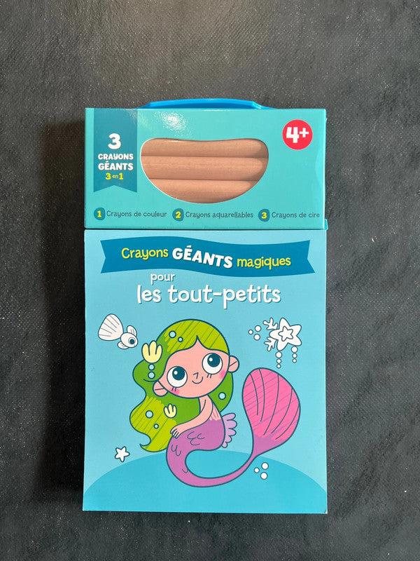 Crayons géants magiques pour les tout-petits