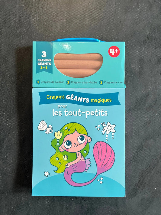 Crayons géants magiques pour les tout-petits