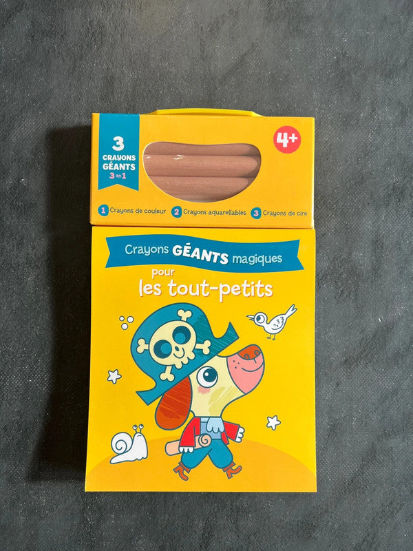 Crayons géants magiques pour les tout-petits