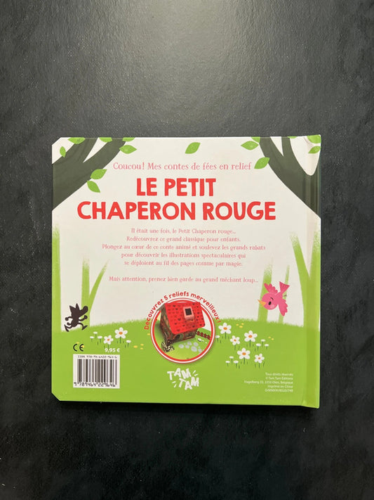 Livre en relief - le petit chaperon rouge