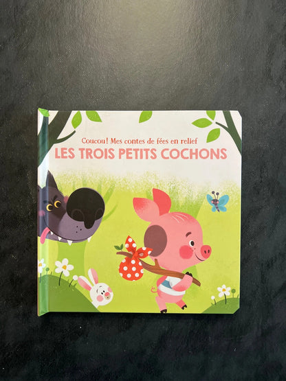 Livre en relief - les trois petits cochons