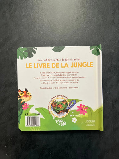 Livre en relief - le livre de la jungle