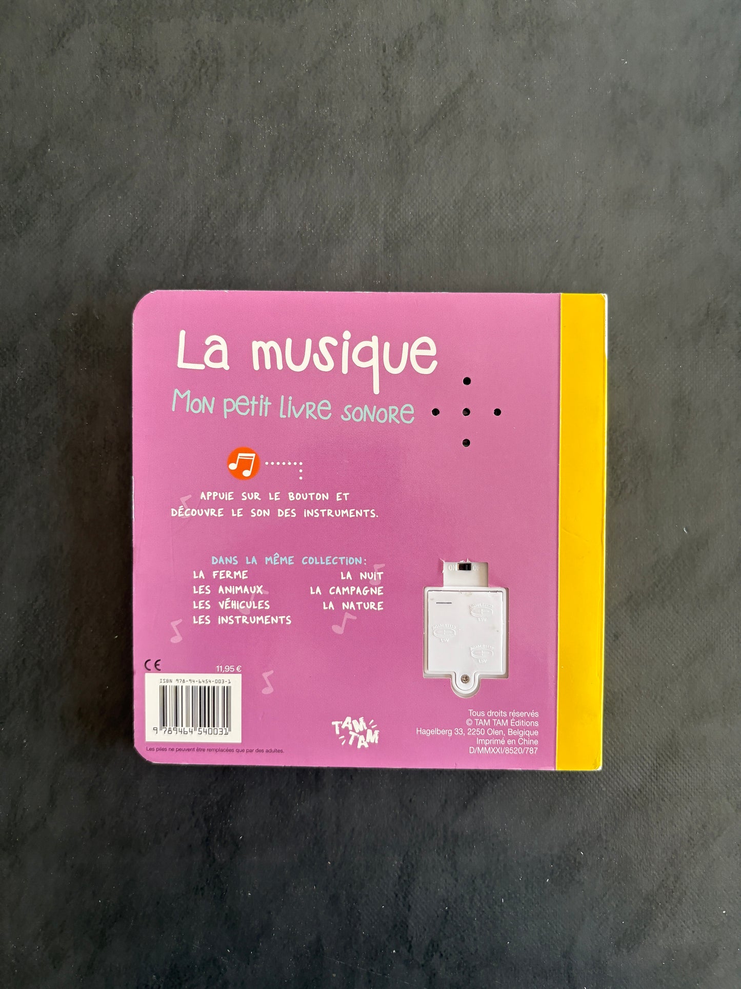 Livre sonore - La musique