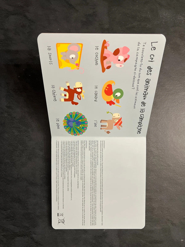 Mon petit livre sonore - la campagne