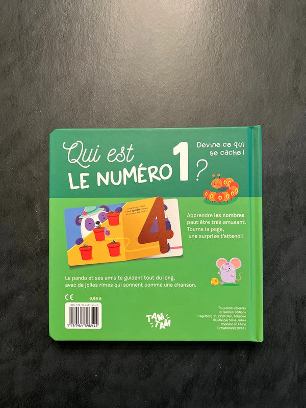 Livre devine qui se cache - qui est le numéro 1 ?