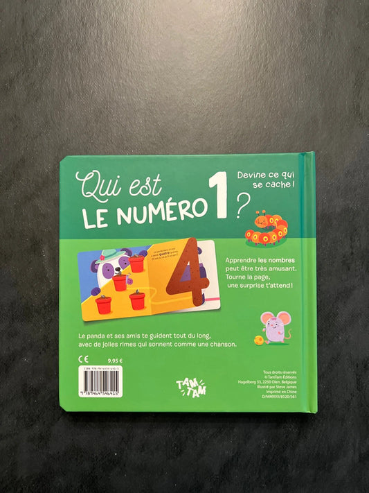 Livre devine qui se cache - qui est le numéro 1 ?