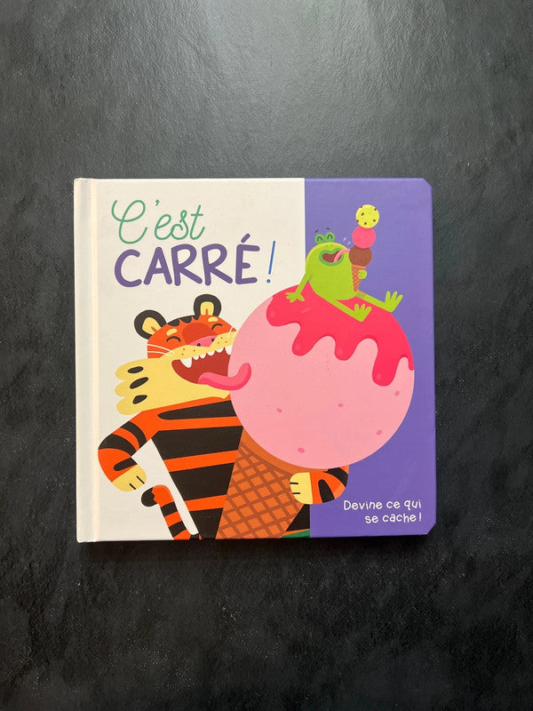 Livre devine qui se cache - c’est carré !