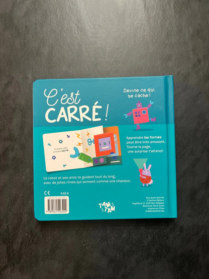 Livre devine qui se cache - c’est carré !