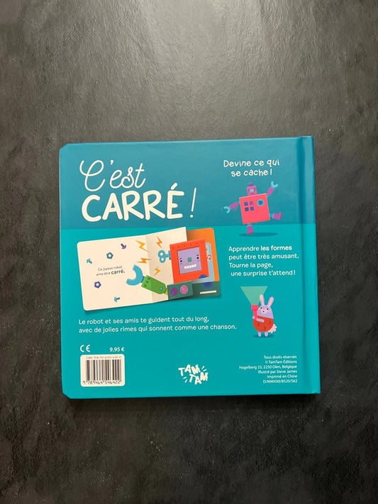 Livre devine qui se cache - c’est carré !