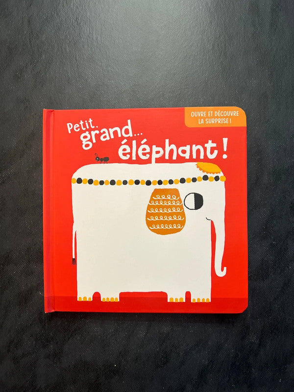 Livre ouvre et découvre - petit, grand.. éléphant !