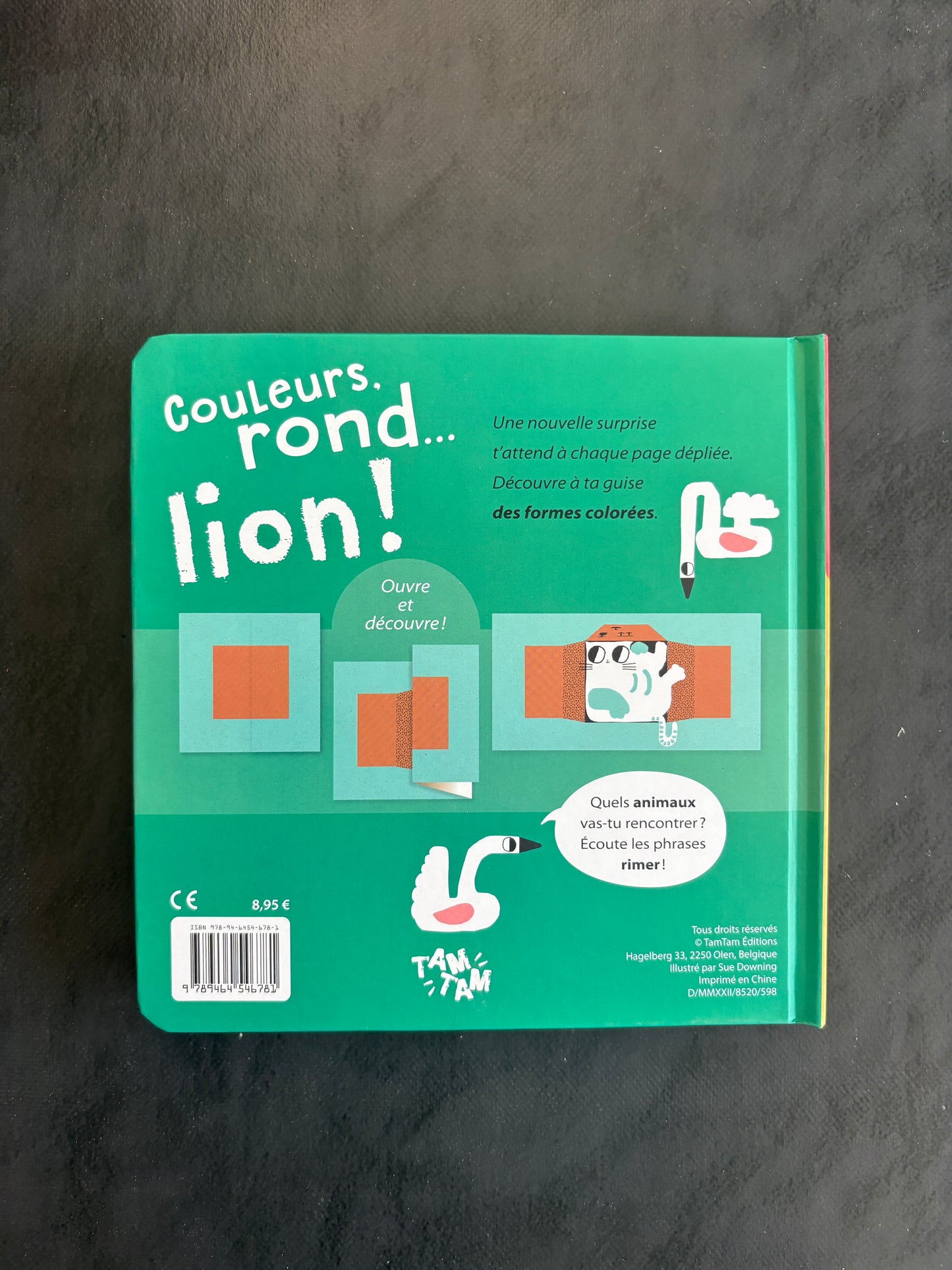 Livre ouvre et découvre - Couleurs, rond... lion !