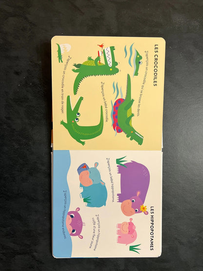 Livre d’apprentissage - j’aperçois.. au zoo