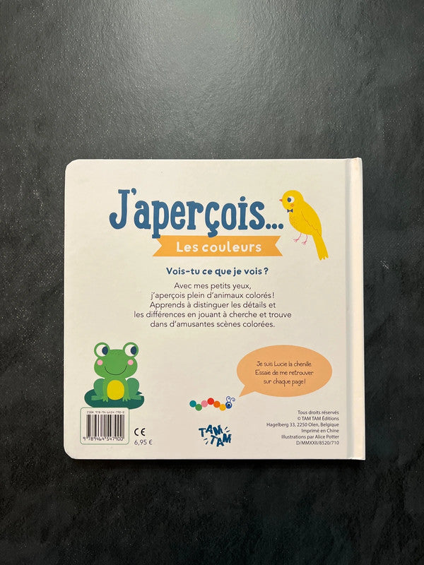 Livre d’apprentissage - J’aperçois les couleurs