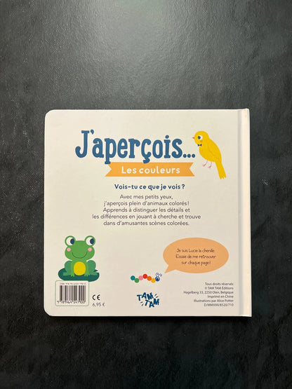Livre d’apprentissage - J’aperçois les couleurs