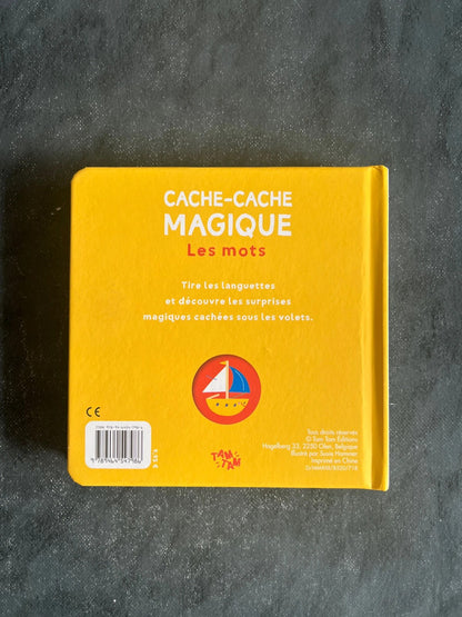 Cache-cache magique - les mots